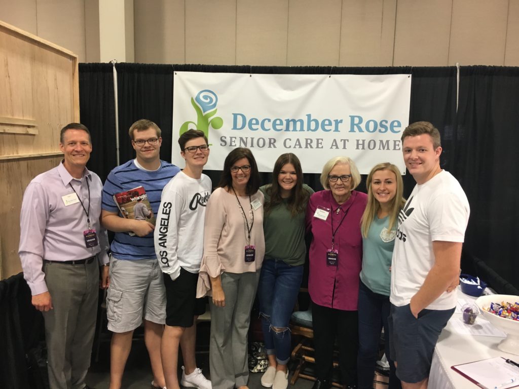 December Rose Senior Care at Home attends...What a Woman Wants Expo 